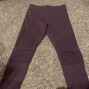 Zyia purple mesh leggings